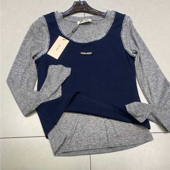 MIU MIU long-sleeved top - Picture 1 of 5